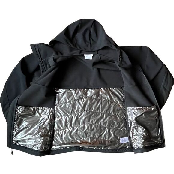 Columbia Omni Heat Jacket Coat Mens XXL - Black - Picture 3 of 10